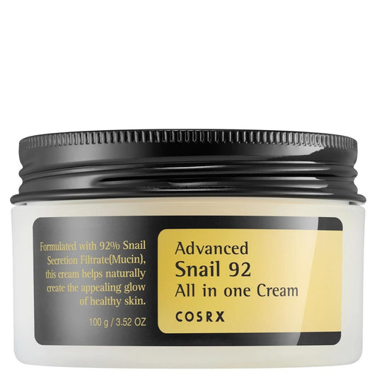  COSRX Advanced Snail 92 All In One Cream 100 ml pro intenzivní hydrataci a obnovu pleti.