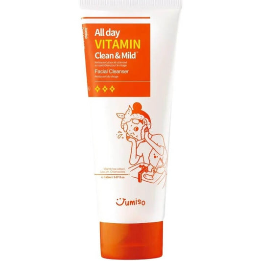Jumiso All Day Vitamin Clean & Mild Facial Cleanser 150 ml pro šetrné čištění a osvěžení pleti s vitamínem C.
