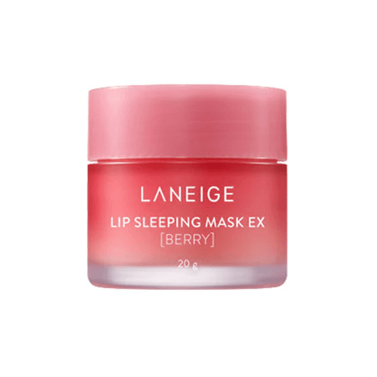 LANEIGE Lip Sleeping Mask EX Berry 20 g pro intenzivní noční péči o rty s výtažky z bobulí pro hydratované a jemné rty.